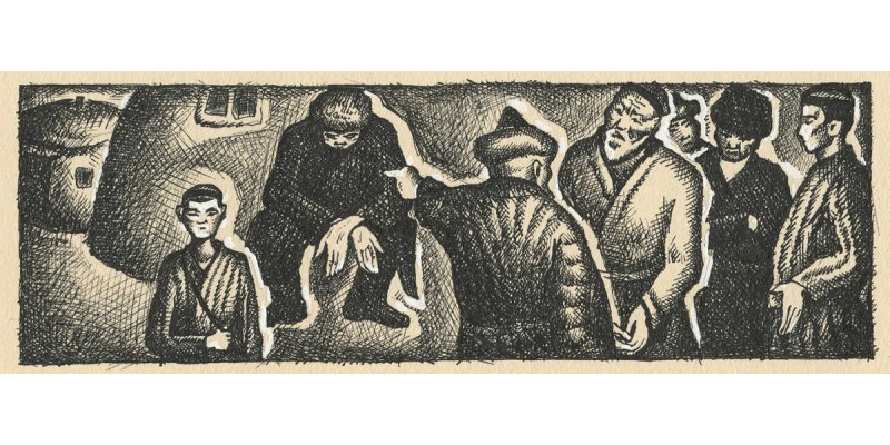 Меженинов Михаил Алексеевич. Лот из шести книжных иллюстраций 